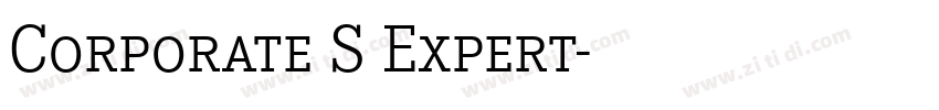 Corporate S Expert字体转换